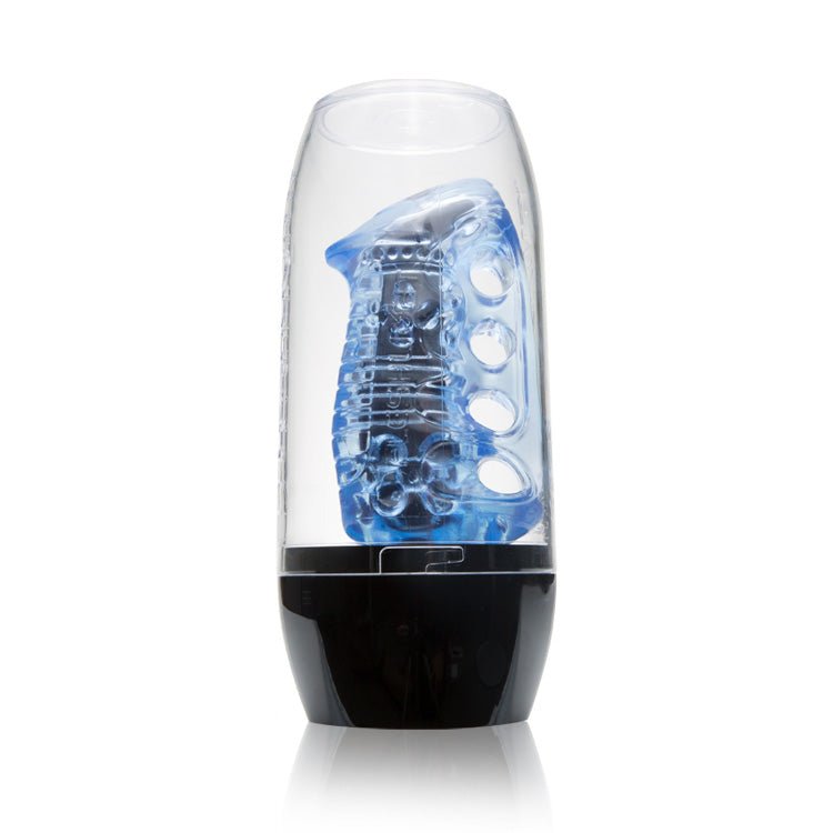 Fleshskinsâą Blue Ice Grip with Drying Case Fleshlight