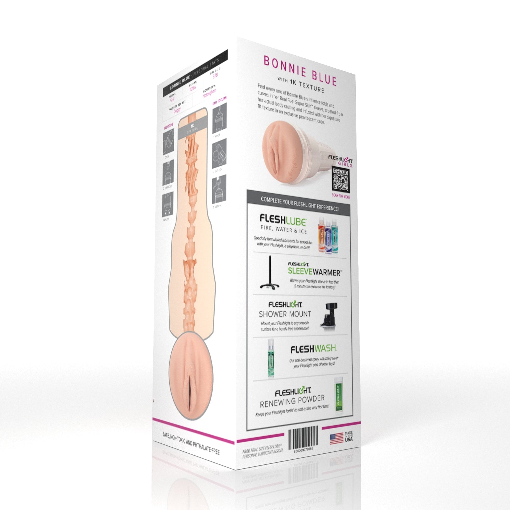 Bonnie Blue Fleshlight Zero Miles (Butt) With Case Fleshlight