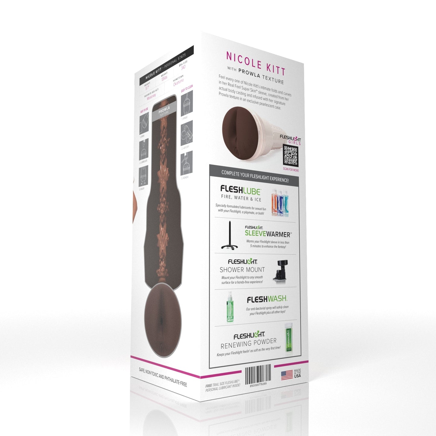 Nicole Kitt Fleshlight Prowla (Butt) With Case Fleshlight