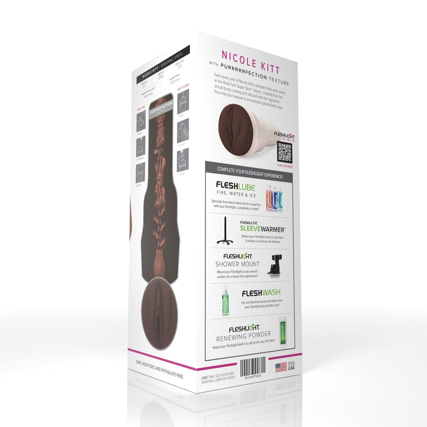 Nicole Kitt Fleshlight Purrrrrfection (Lady) With Case Fleshlight