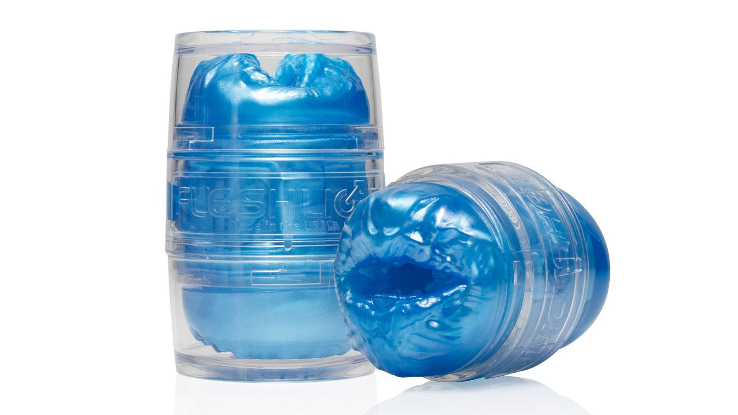 Quickshot Alien Butt/Mouth - Metallic Blue - Fleshlight